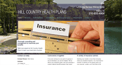 Desktop Screenshot of hillcountryhealthplans.com